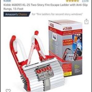 Kidde 2 story escape ladder New in box
